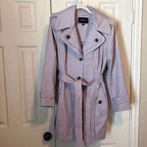 London Fog Women's Light Purple Trench Coat